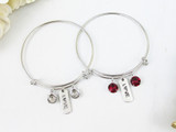 Love Charm Bangle Bracelet