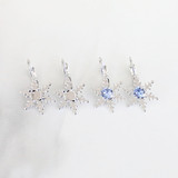 Snowflake Drop Earrings
