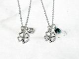 6mm | Four Leaf Clover Charm Necklace | One Piece