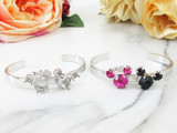 Boy & Girl Mouse Cuff Bracelet