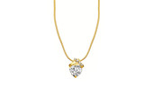 CZ Givenchy Heart Necklace