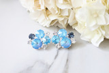 Mixed Cluster Stud Earrings, view 3