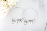 8.5mm | Believer Charm Bangle Bracelet | One Piece