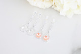 Crystal Twist Drop Earrings, view 2