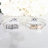  Two Setting Hinge Bracelet