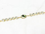 Silver Night 18.5x13mm Oval Abalone Bracelet