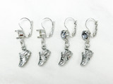 8.5mm | One Setting Drop & Sneaker Charm Earring