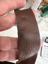 Closeout Lot Brown Leather Bracelets 60pcs High Quality-  The Vault