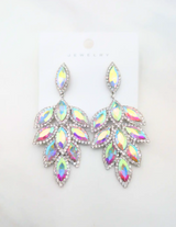 1 pair Navette Large Glam Earrings
