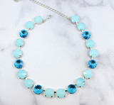 16mm Round | Twenty Setting Necklace | One Piece - with crystals example