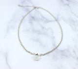 16mm Round | Single Setting Necklace | One Piece - empty base