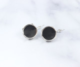 16mm Round | Classic Drop Earrings | One Pair - empty base