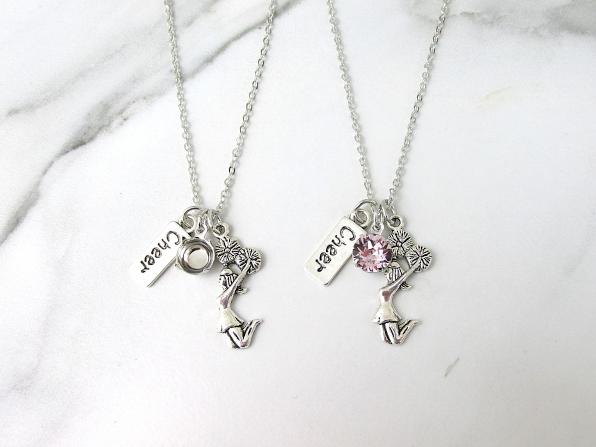 8.5mm | Cheerleader & Cheer Charm Necklace | One Piece