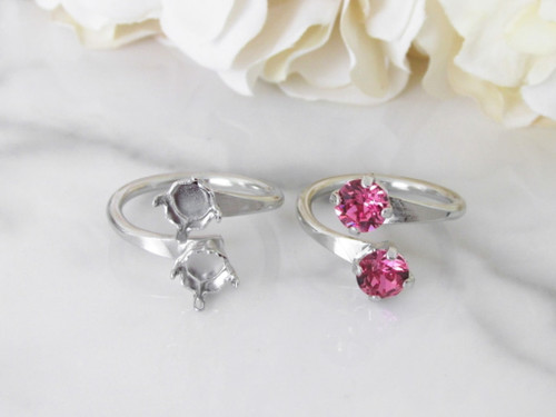 6mm (29ss) Double Setting Adjustable Ring