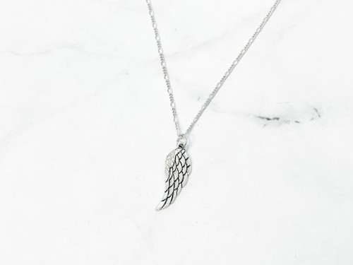 Angel Wing Earring and Necklace Set