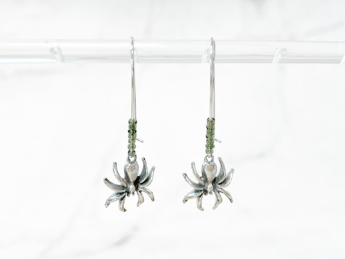 Spider Bead Wire Earrings