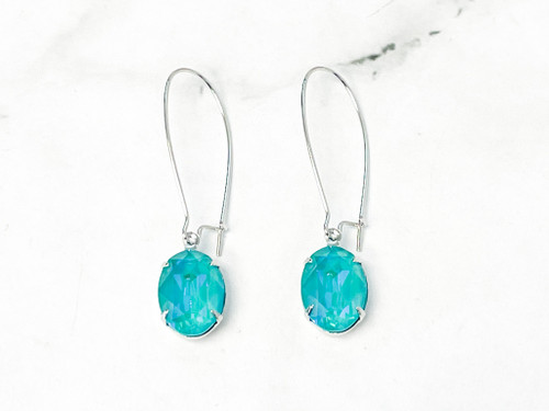Finished Laguna DeLite 14mm x 10mm Oval | Wire Earrings | One Pair