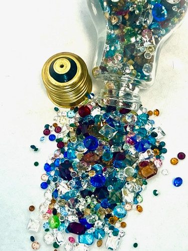 Crystal Light Bulb-Home Decor-Unique Gift-1000 crystals 