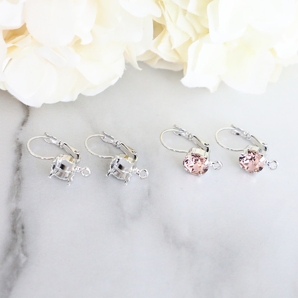 8.5mm | Classic Drop Earring with Bottom Loop | One Pair