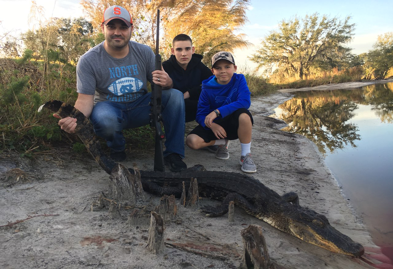 Families who gator hunt together…stay together.
