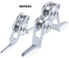 MSRXSG3  50-80lb Roller Guides - Silver