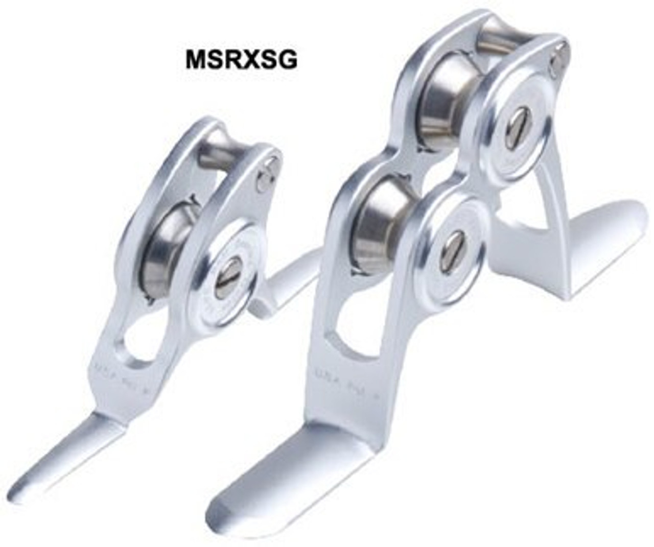 MSRXSG3 50-80lb Roller Guides - Silver - Get Bit Outdoors