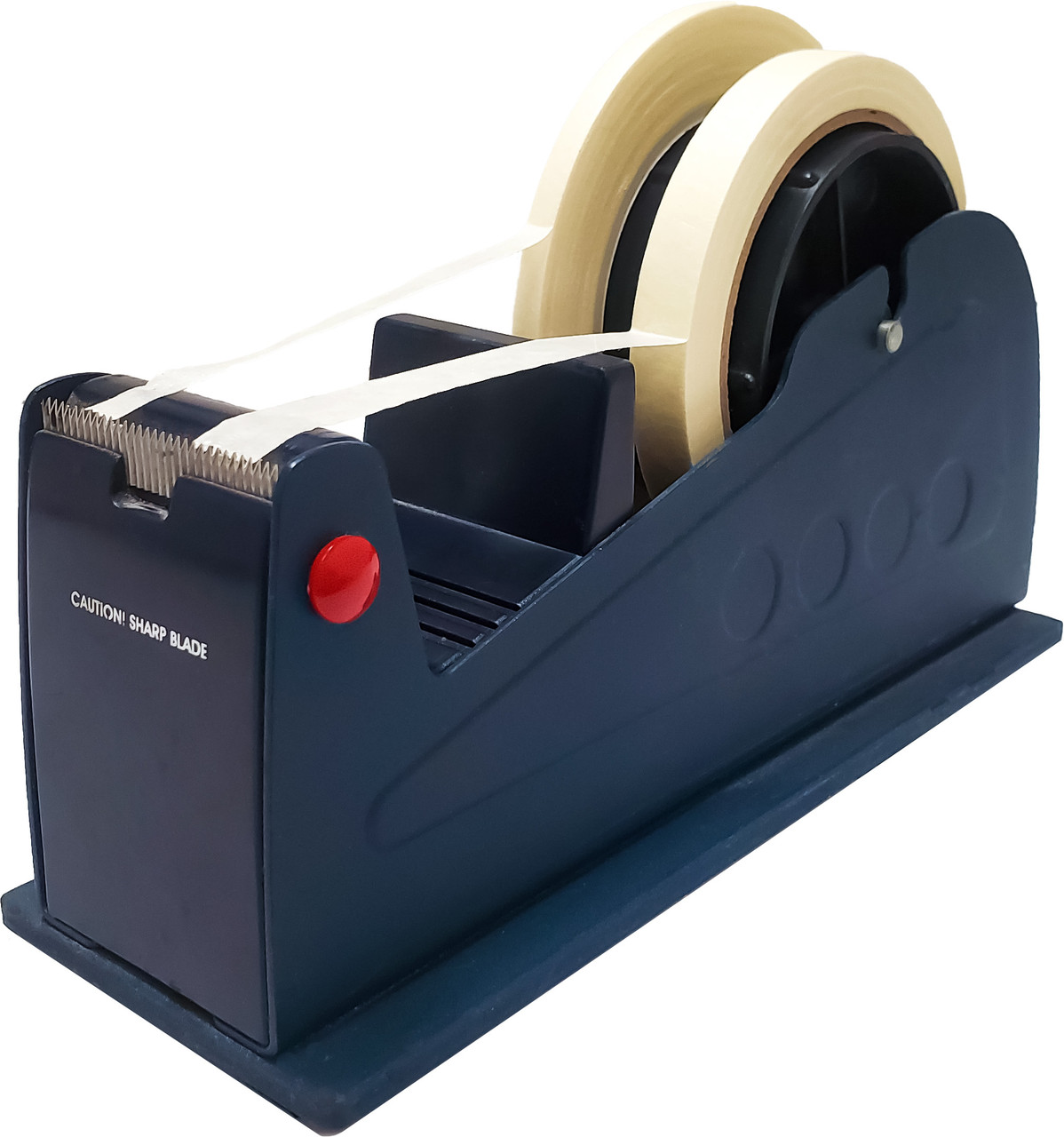Desktop Tape Dispenser Holder with Large 3 inch Core for Masking Tape, Heat