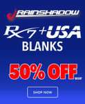 Rainshadow RX7 Made in USA Blanks 50% Off