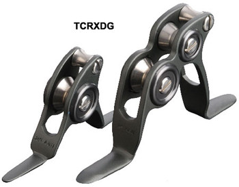 TCRXDG - 80+lb Roller Guides - Titanium Chrome