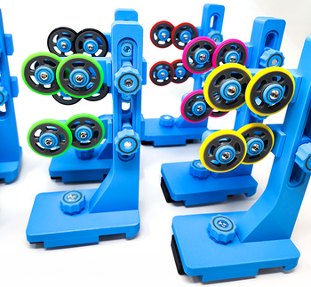 Blue 'Super Smooth' Custom Rod Stands