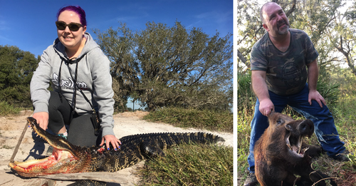 Our Happy Hunters received a Swamp Slam from Santa!