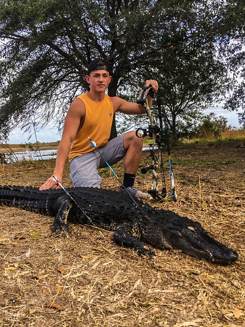 Busting gators with a bow!