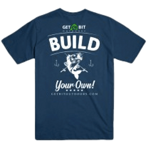 Build Your Own Side Fish T-shirt Indigo