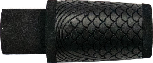 WINN Split Grip Fighting Butt 2.5" - Black Fish Scale