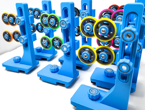 Blue 'Super Smooth' Custom Rod Stands