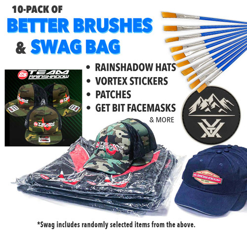 10x Better Brushes + Swag Bag