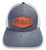 Get Bit Hat - Gray / White w Leather Logo
