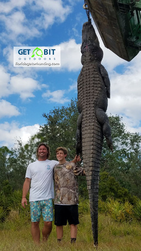 Monster Gator! Hunters Save Cows!