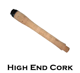 Rear Grips (Tapered) - Super Grade Cork/HDCC Cork 