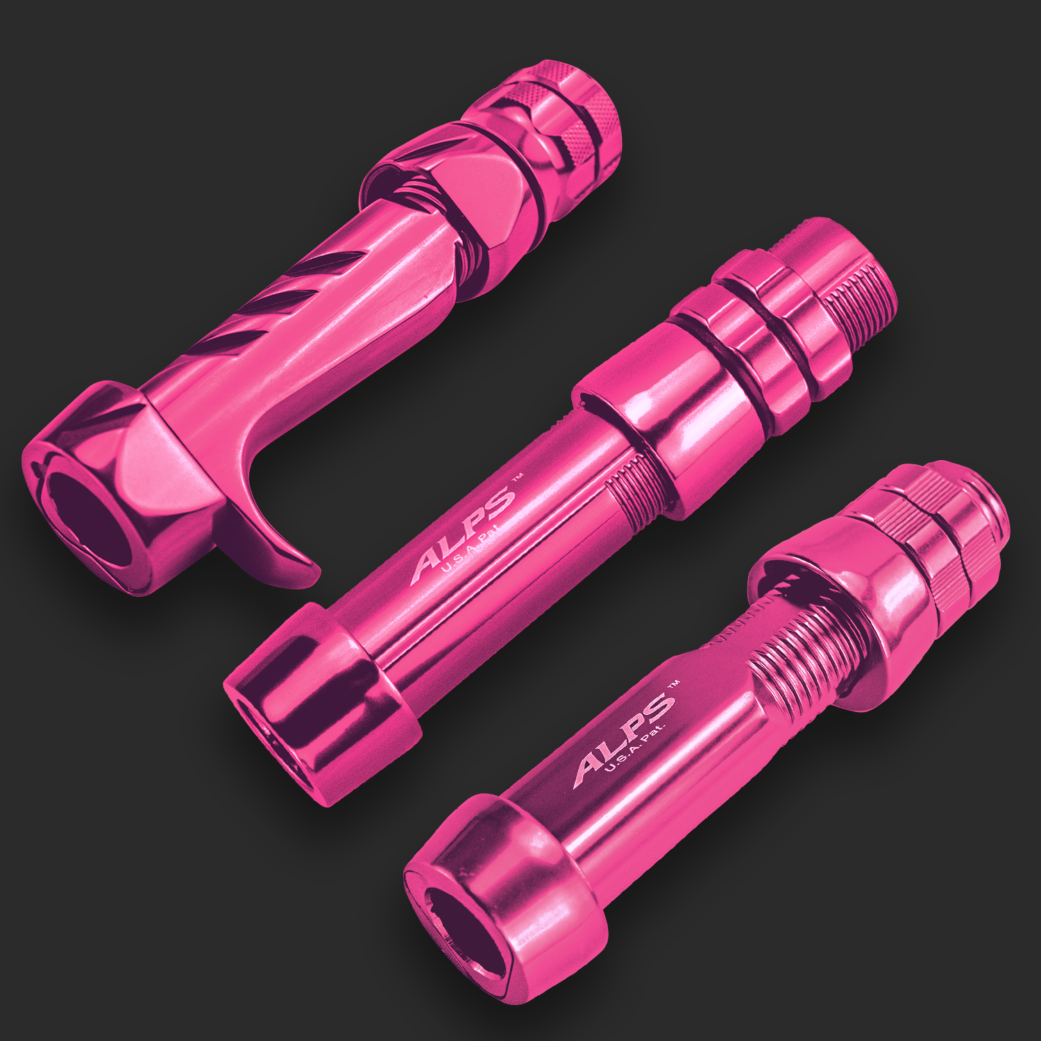 Alps Pink Aluminum Reel Seats- Limited Edition