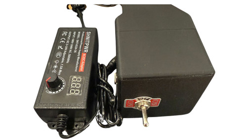 Cue repair lathe powerfeed unit