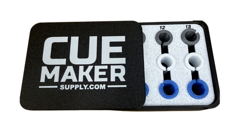 Premium cue shaft collet set