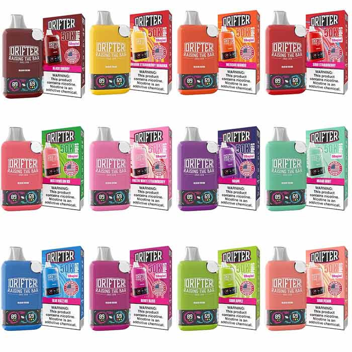 drift bar vape Drifter 50K Disposable | $12.99 VOOPOO VRIZZ 24W Pod B2G1420 Flavour:Blue Razz