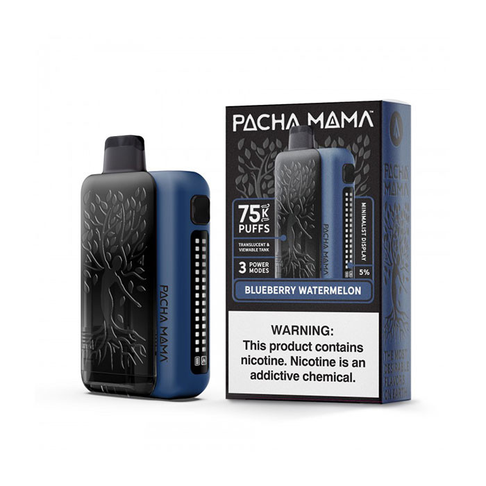pacha disposable vape Pachamama 75K Happiness Flavour:Tobacco Flume Bars | Flum