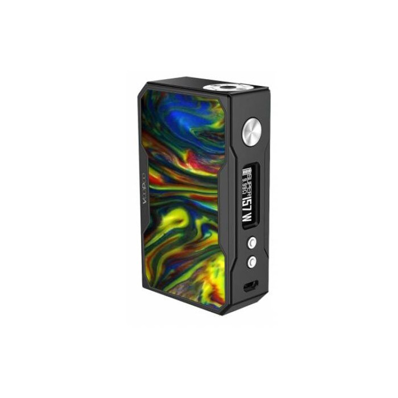 Voopoo Drag Black Frame Resin 157w Tc Box Mod Vapes