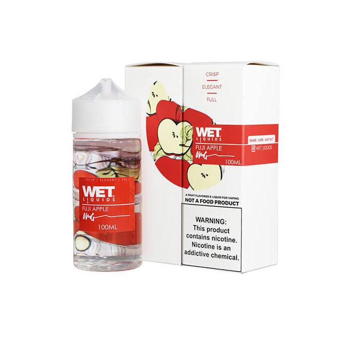 Wet Fuji Apple Premium Vape Juice Budget Vapors