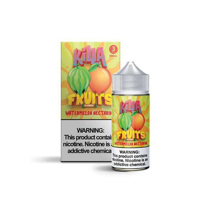 Killa Fruits Vape Juice Killa Fruits Synthetic Nicotine E-Liquid 100ML Killa  Fruits - Watermelon Nectarine | 100ML