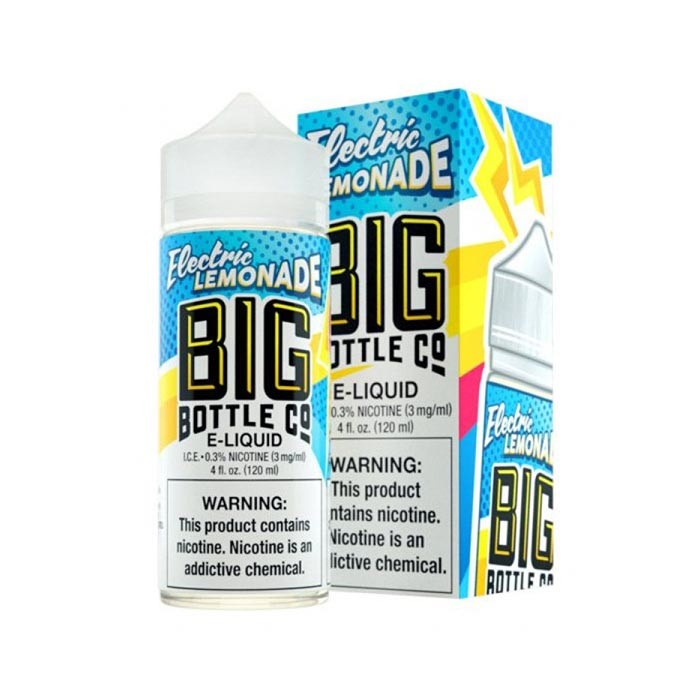 vape juice bottle Big Co - Electric Lemonade | 120ML WBOUTLET FLAVOR:SOUR BLUE DUST Blueberry Watermelon North Vision