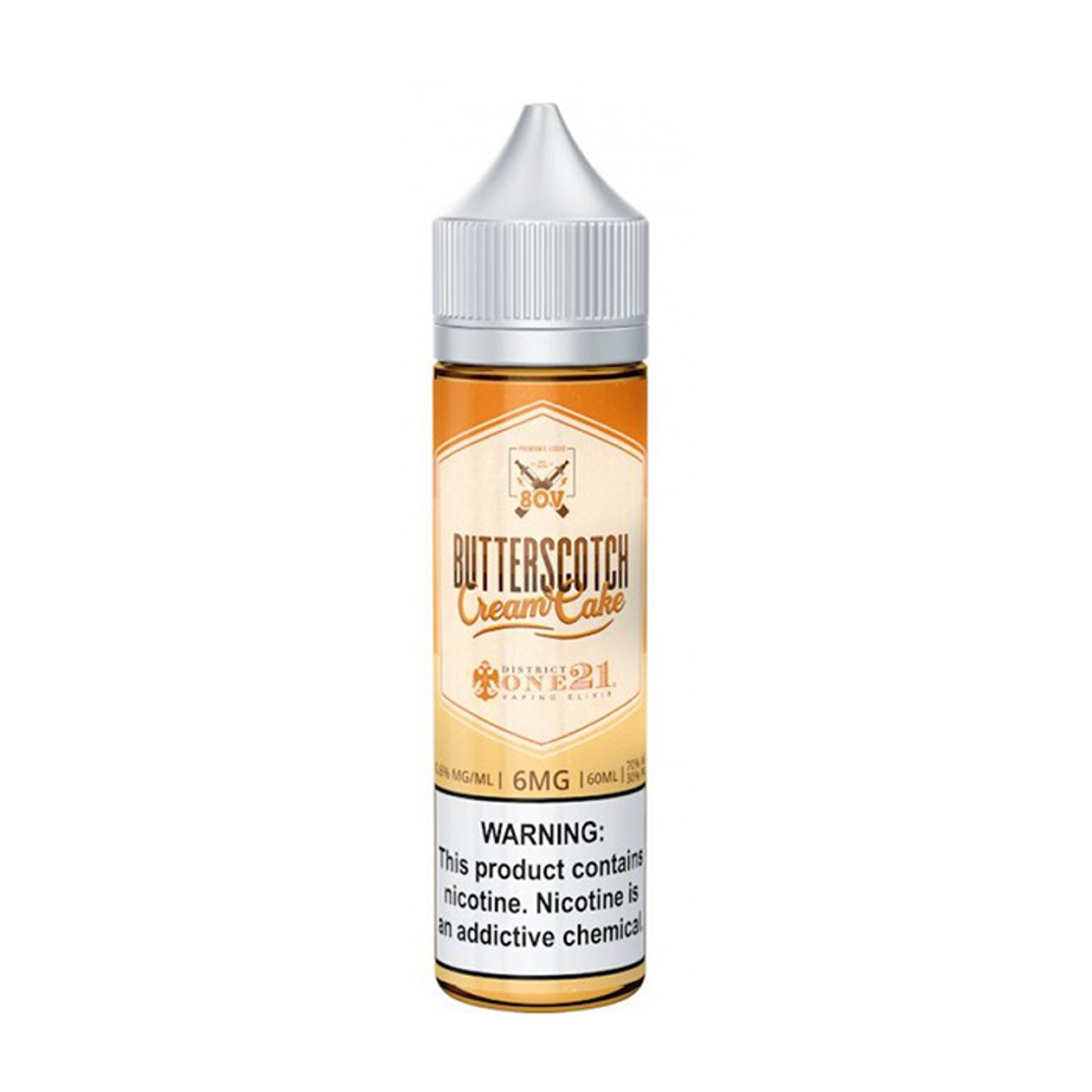 80V - Butterscotch Cream Cake | E-Juice - Budget Vapors