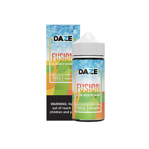 7-Daze Fusion ICED Yellow Green Red Mango 100ML 7-Daze Fusion ICED Yellow Green Red Mango 100ML
